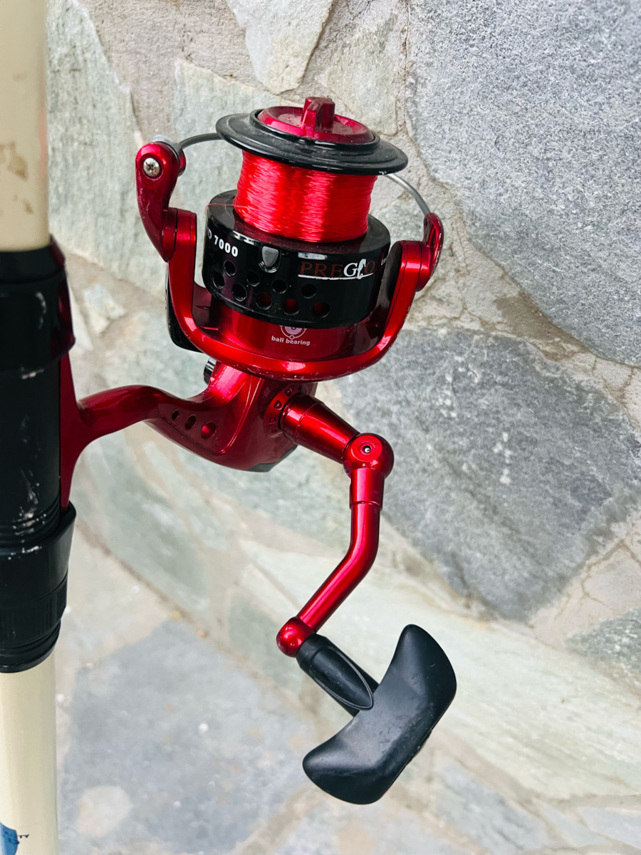 Pregio David Left Handed Fishing Reel for Surf Casting 7000