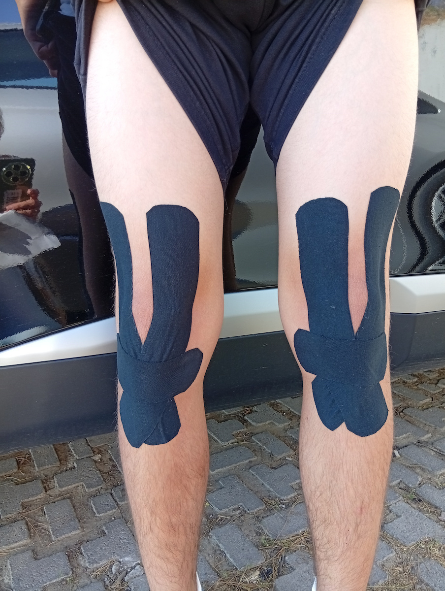 Nasara Plus+ Kinesiology Tape 5cm x 5m Black