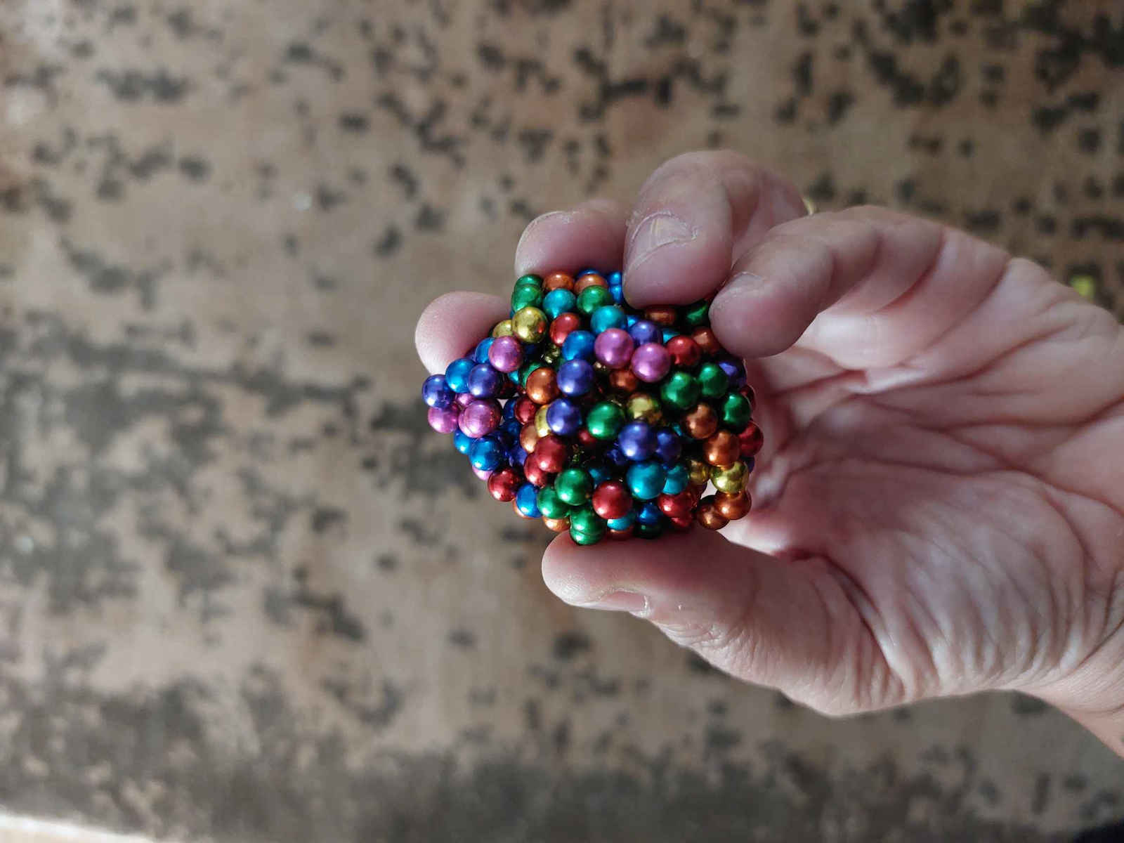 5mm Magnetic Balls for Office Decoration from Metallic 2.3x2.3cm 216pcs