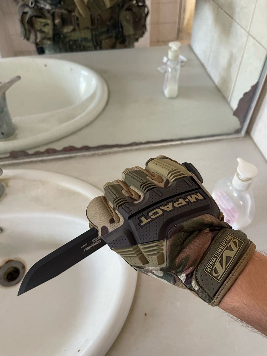 Morakniv Garberg BlackBlade (C) Multi-Mount Μαχαίρι Μαύρο σε Θήκη