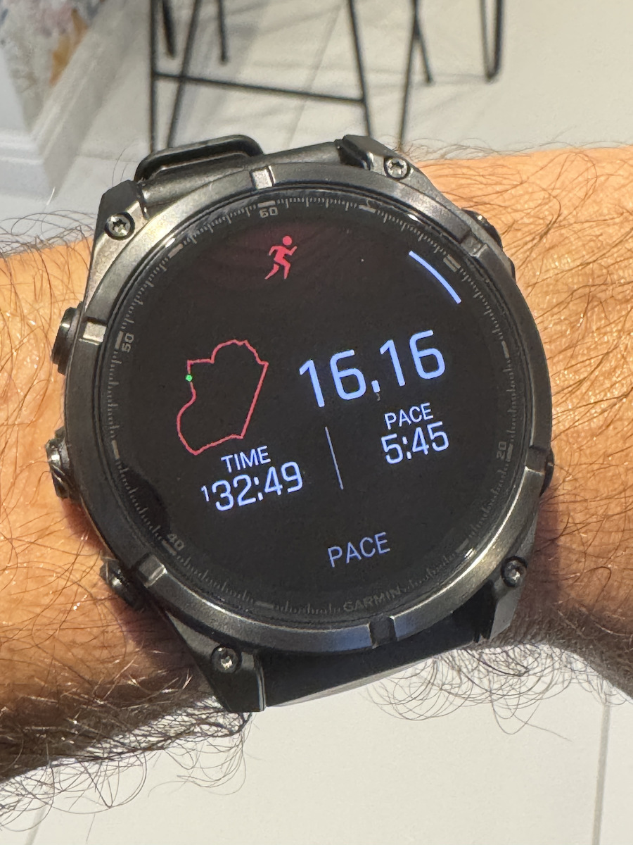 Garmin Fenix 8 Stainless Steel 43mm Waterproof Smartwatch with Heart Rate Monitor (Silver with Whitestone Silicone Band)