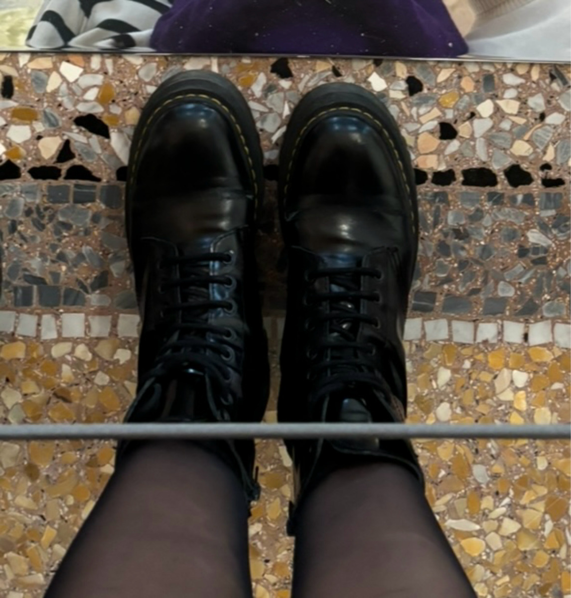 Piele Ghete pentru femei Negru