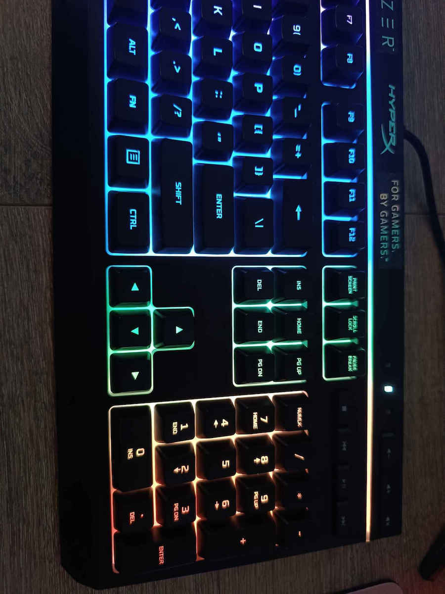 HyperX Alloy Core RGB Gaming Keyboard with RGB lighting (English US)