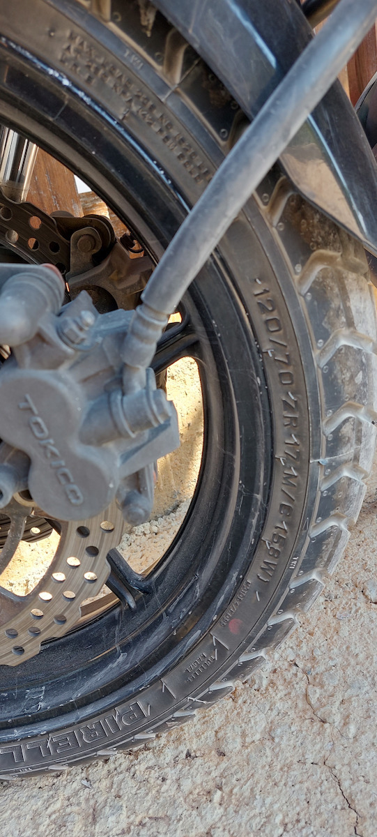 Pirelli MT 60 RS 120/70ZR17 58W Безкамерни Гуми За Мотоциклет On-Off Преден