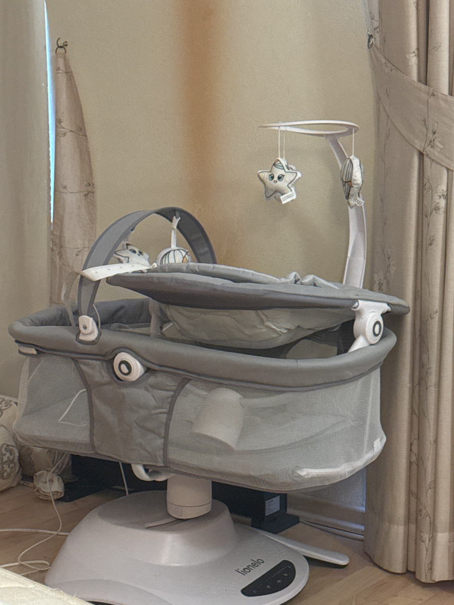 Lionelo Electric Baby Relax Bella with Music Gray for Child up to 9kg