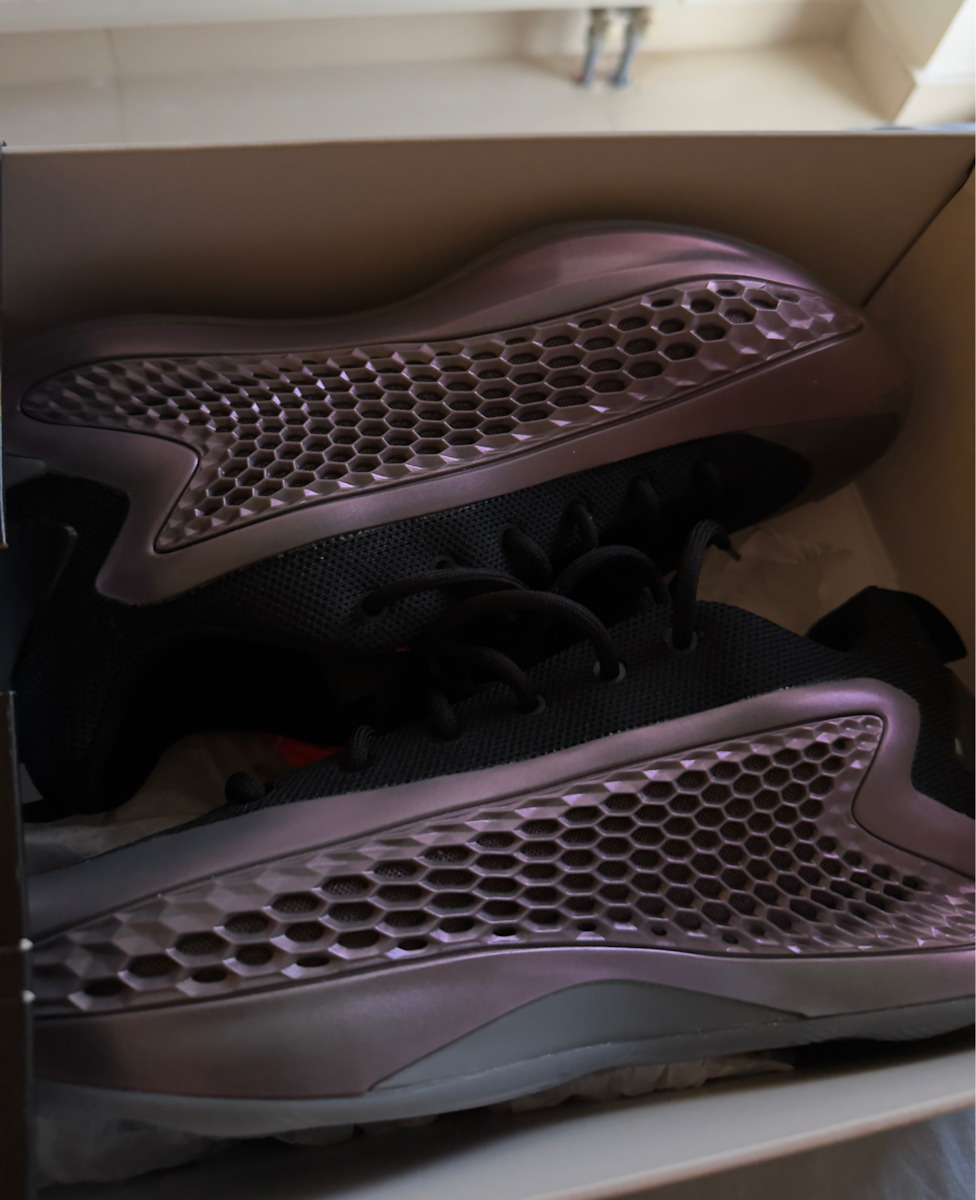 Anthony Edwards 1 Low Χαμηλά Μπασκετικά Παπούτσια Iron Metallic / Core Black / Solar Orange
