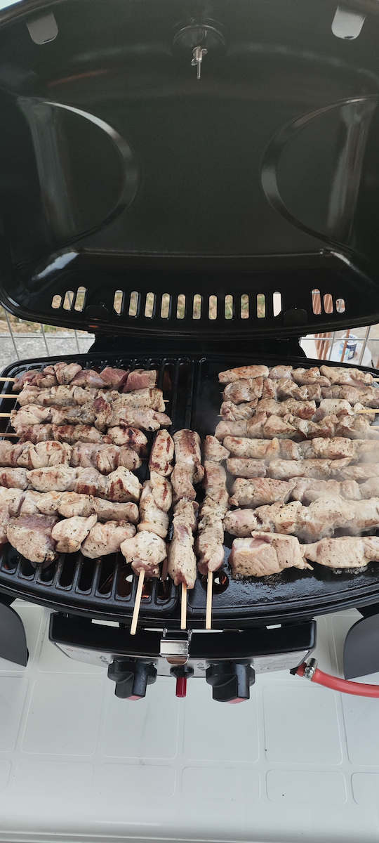 Thermogatz Gs Grill 2 Mini Φορητή Ψησταριά Υγραερίου Σχάρας 52x39εκ. με 2 Εστίες 5kW