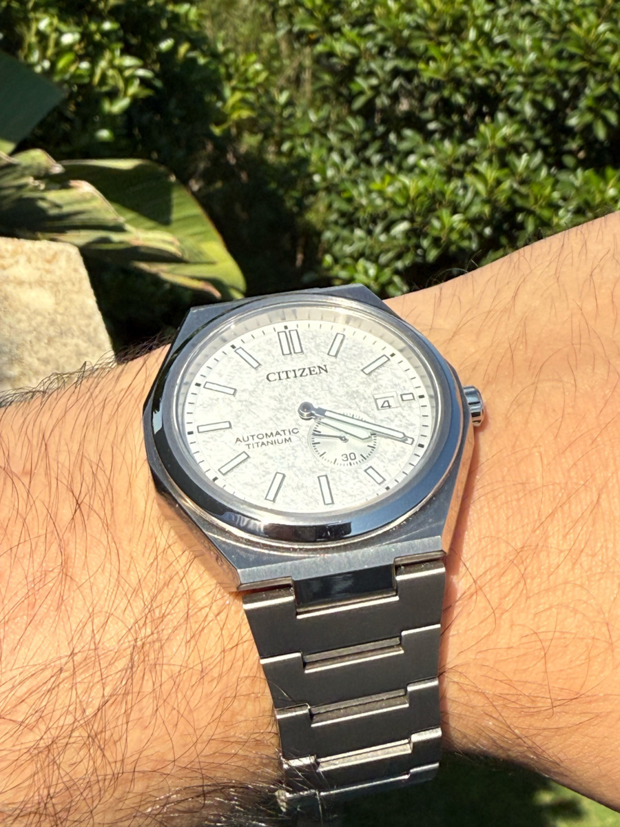 Citizen Ανδρικό Ρολόι 41mm Αυτόματο με Ασημί Μεταλλικό Μπρασελέ