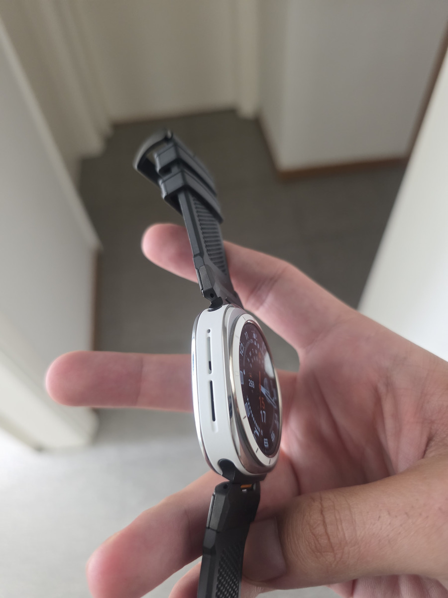 Tech-Protect Delta Pro Curea Silicon Portocaliu (Galaxy Watch Ultra)