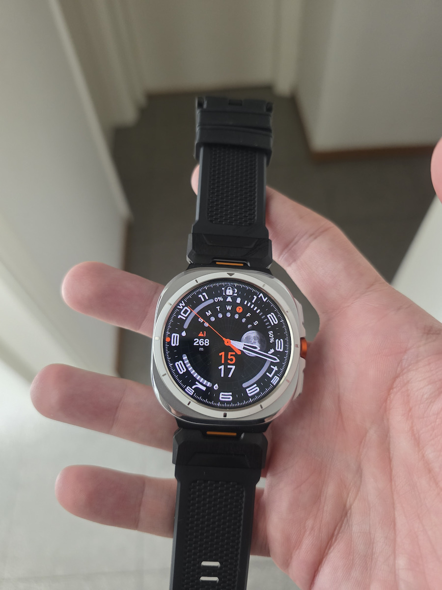 Tech-Protect Delta Pro Curea Silicon Portocaliu (Galaxy Watch Ultra)