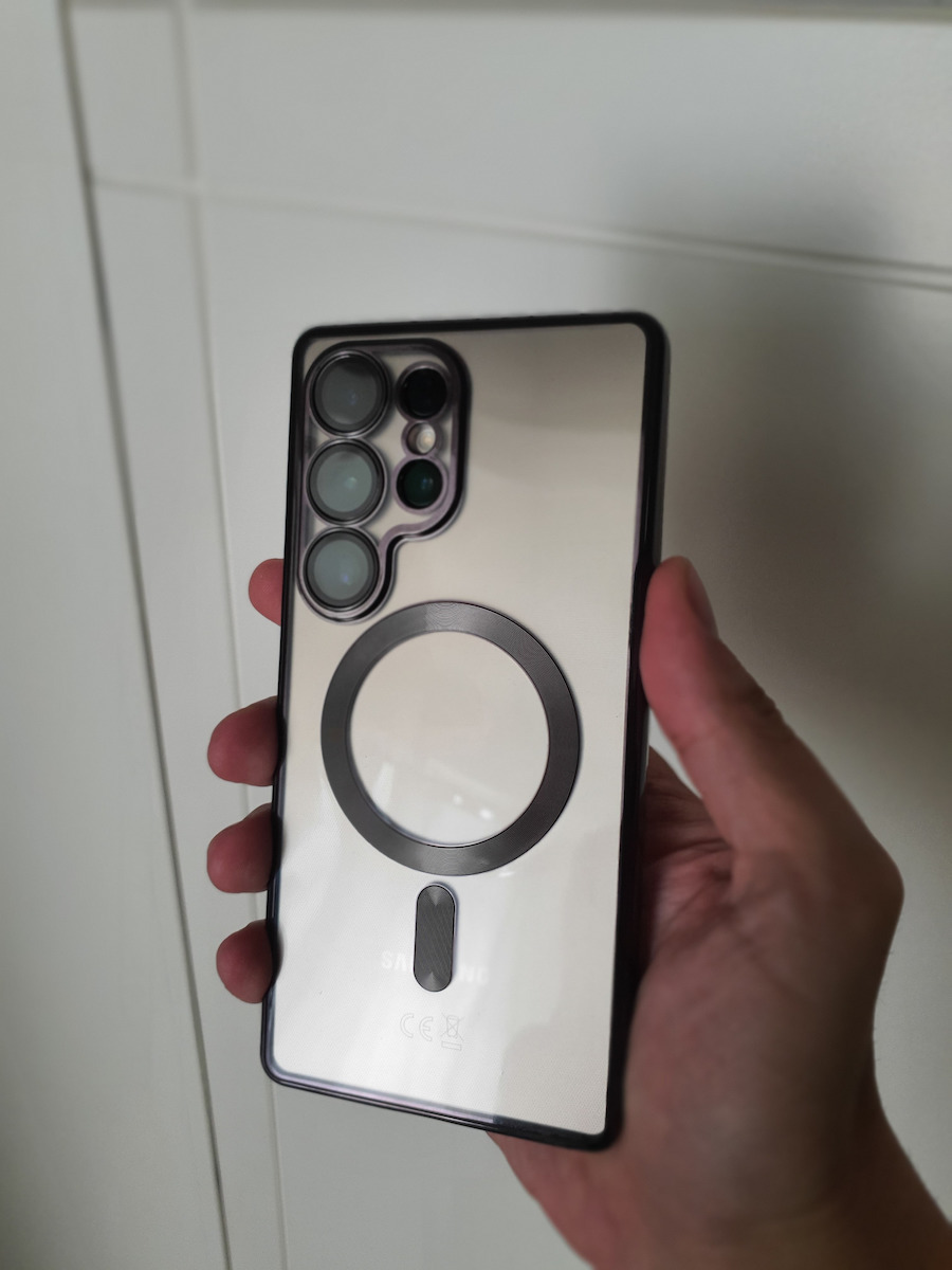 Tech-Protect Magflex Umschlag Rückseite Silikon Transparent (Galaxy S25 Ultra,Samsung S25 Ultra)