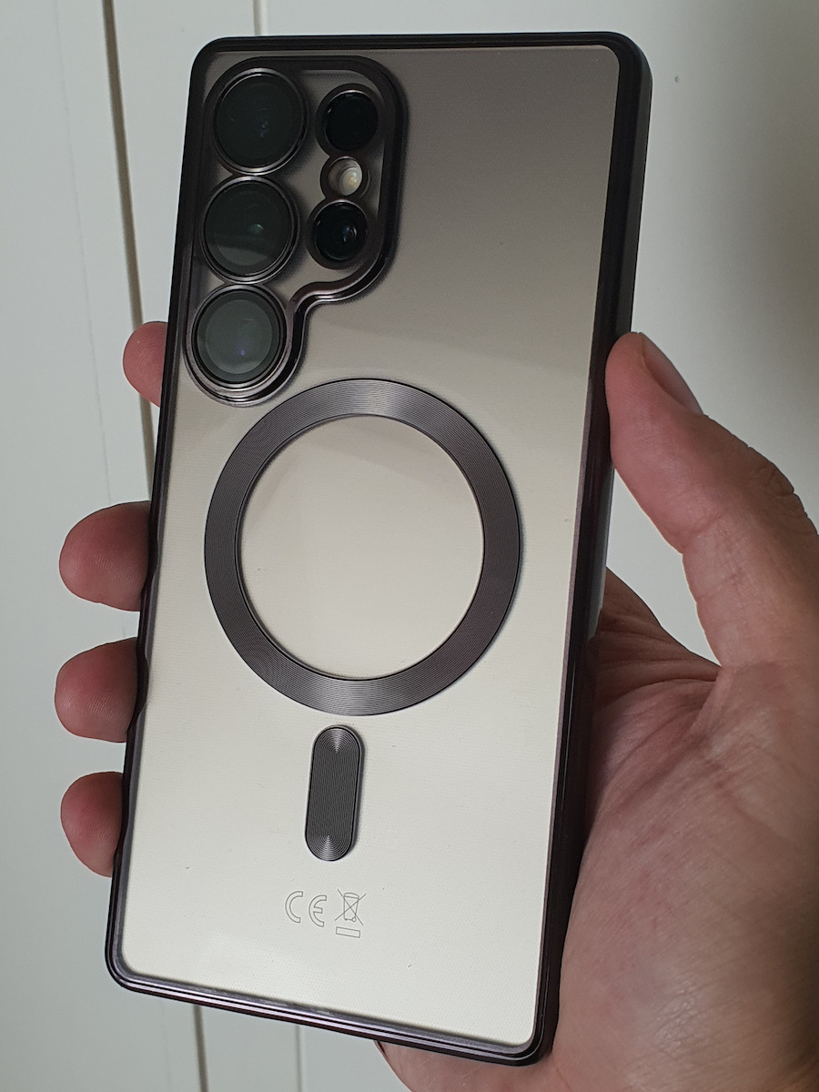 Tech-Protect Magflex Umschlag Rückseite Silikon Transparent (Galaxy S25 Ultra,Samsung S25 Ultra)