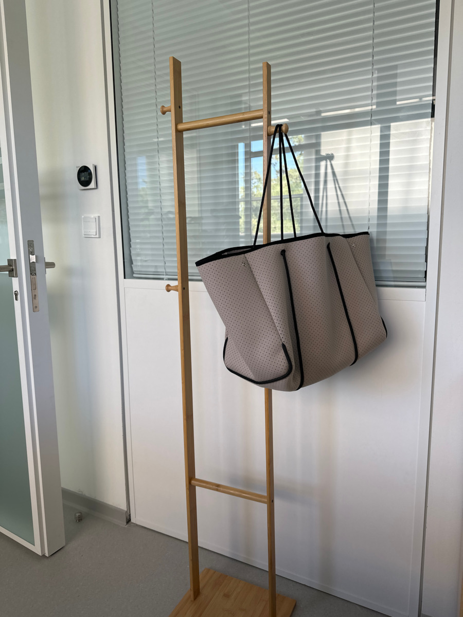 Next Wooden Coat Rack Beige 33x24x163cm