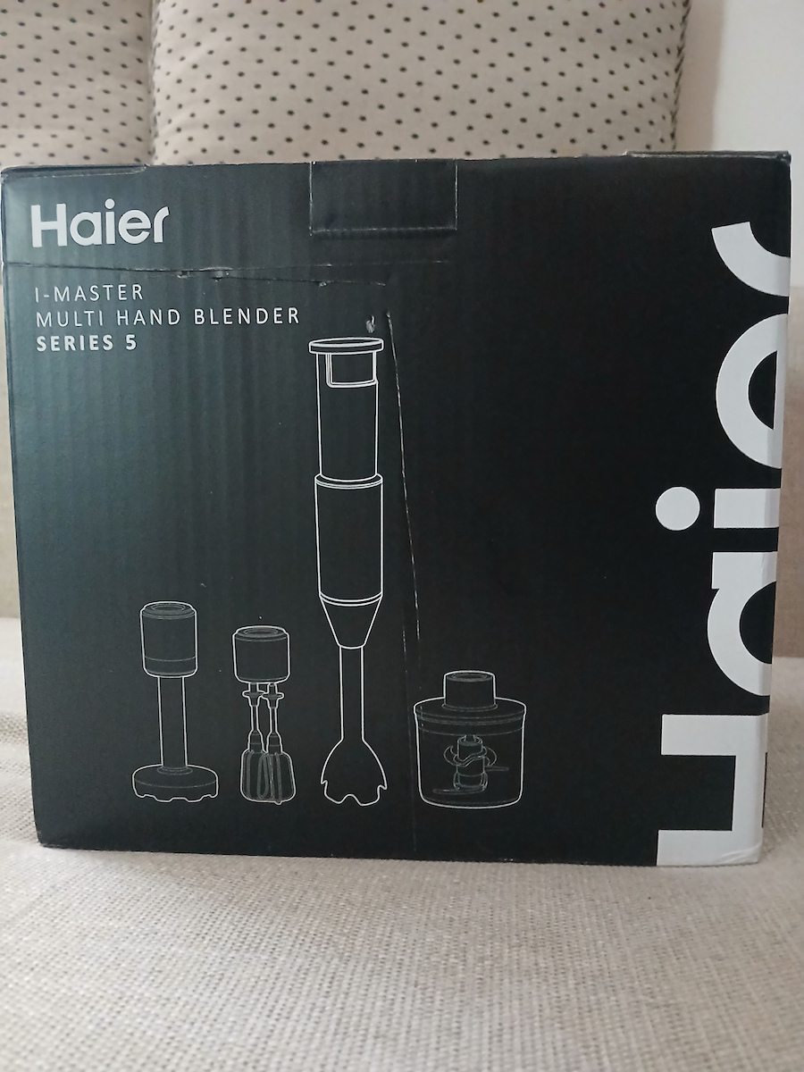 Haier HHB5B5 011 Ραβδομπλέντερ με Ανοξείδωτη Ράβδο 1000W Μαύρο