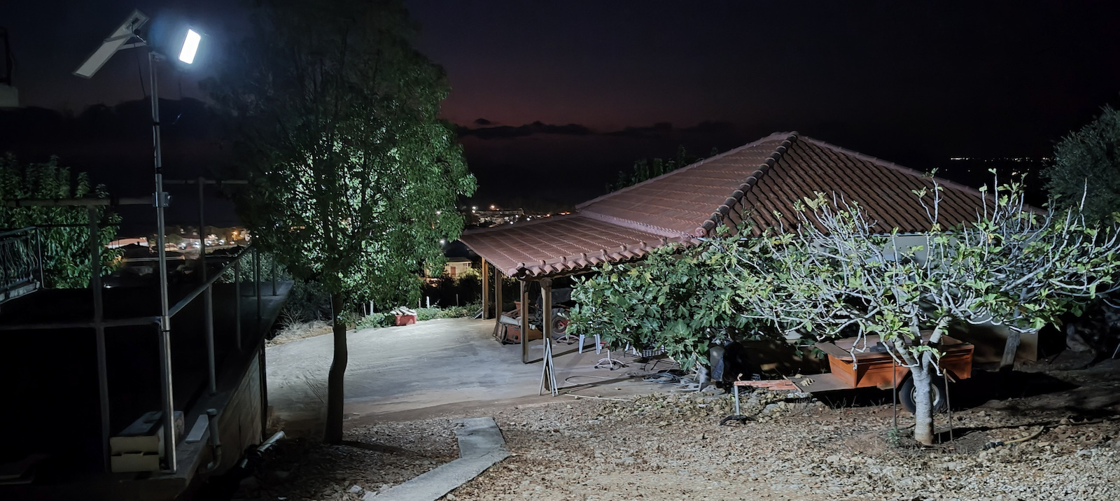 Jortan Jortan Waterproof Solar LED Floodlight 600W Cold White 6500K with Remote Control IP66