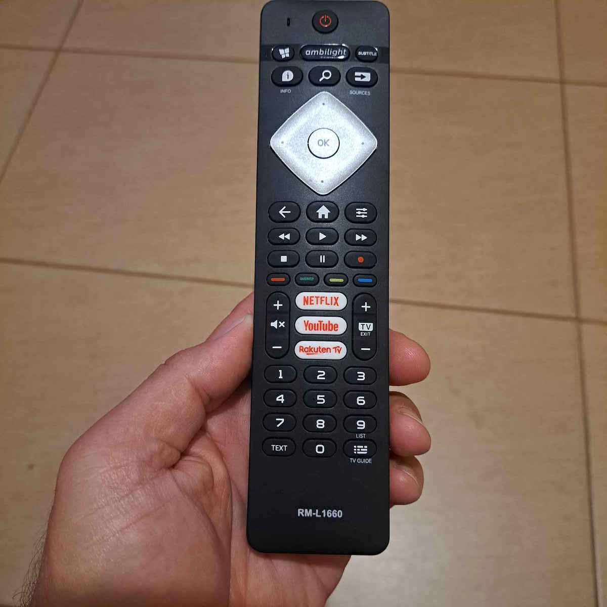Huayu Compatibil Telecomandă RM-L1660 pentru TV Philips