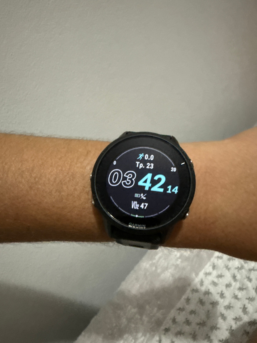 Garmin Forerunner 955 46mm Αδιάβροχο Smartwatch με Παλμογράφο (Μαύρο)
