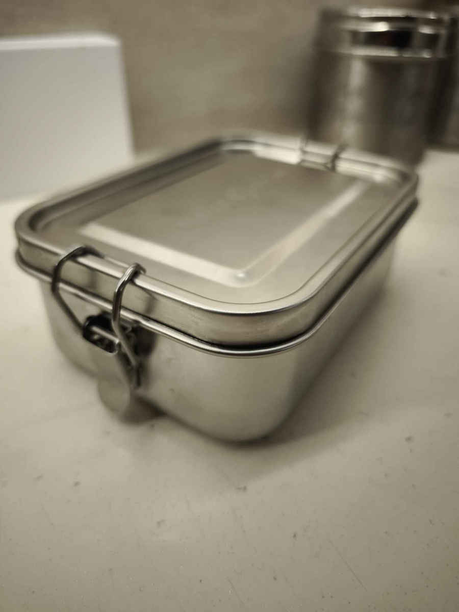 Nava Inox Lunch Box Silver 800ml