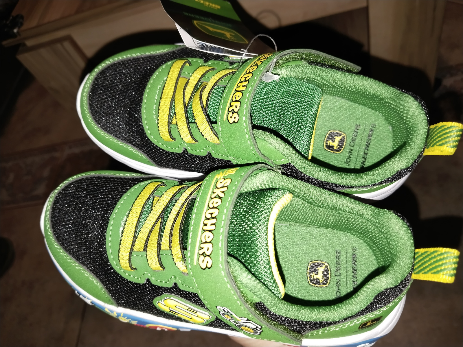 Παιδικά Sneakers με Σκρατς Πράσινα