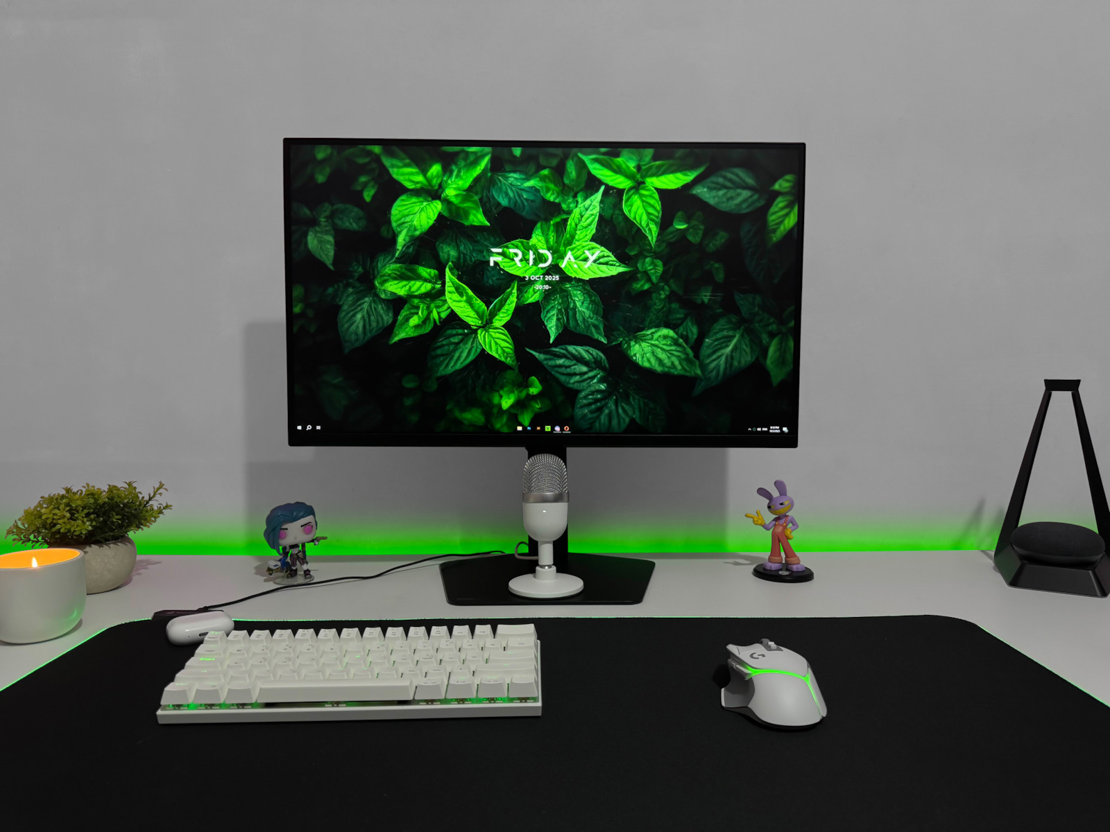 Samsung Odyssey G5 G50D IPS HDR Gaming Monitor 27" QHD 2560x1440 180Hz With Response Time 1ms GTG Silver