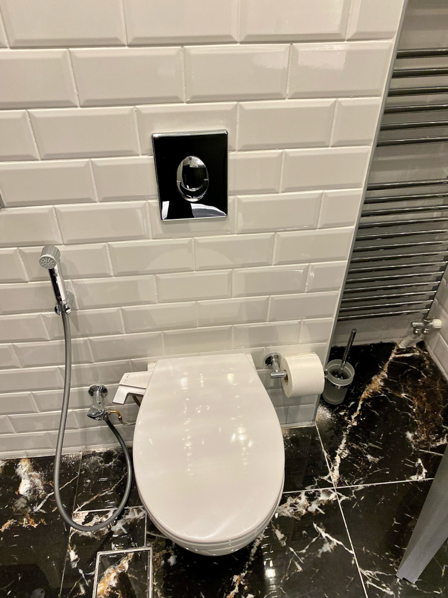 Grohe Tempesta F Wandmontage Satz Bidet Silber