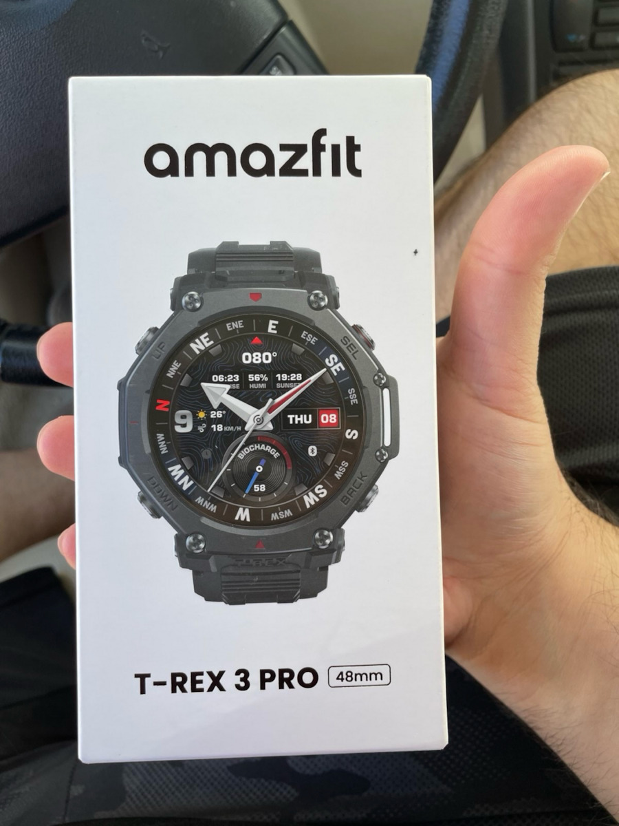 Amazfit T-Rex 3 Pro Titan 48mm Wasserdicht Smartwatch (Tactical Black)