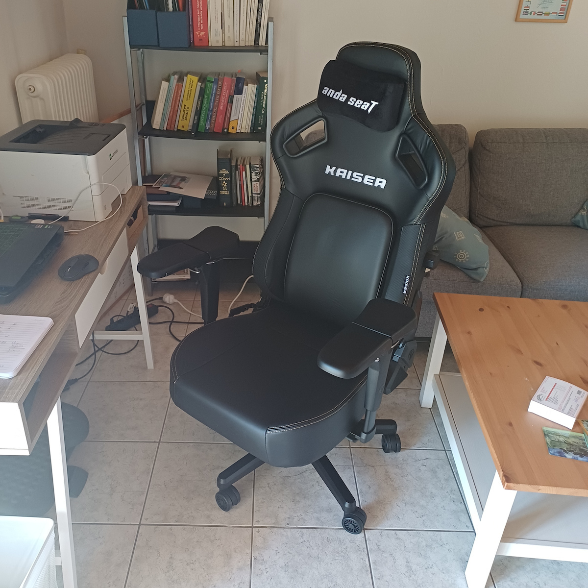 Anda Seat Kaiser 4 XL Καρέκλα Gaming Δερματίνης με Ρυθμιζόμενα Μπράτσα Μωβ