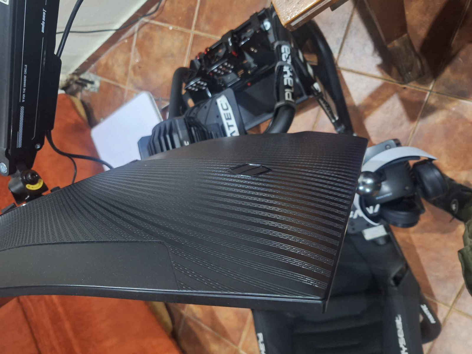 Anda Seat Βάση Γραφείου Οθόνης έως 32" με Βραχίονα Λευκή (AD-W-A6D-1S-FW)