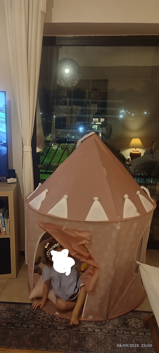 Kids Concept Kids Castle Play Tent Star for 3+ years Pink