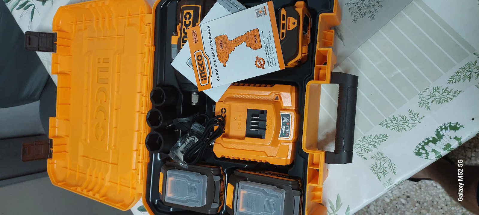 Ingco Brushless Μπουλονόκλειδο Μπαταρίας 20V Solo με Υποδοχή 1/2"