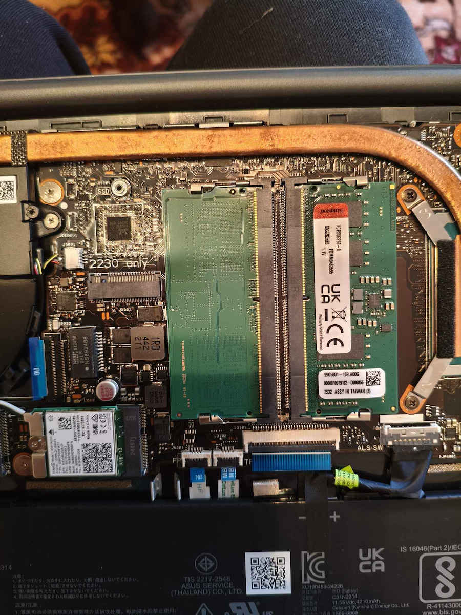 Kingston DDR5 με Module 1x8GB και Ταχύτητα 5600 για Laptop