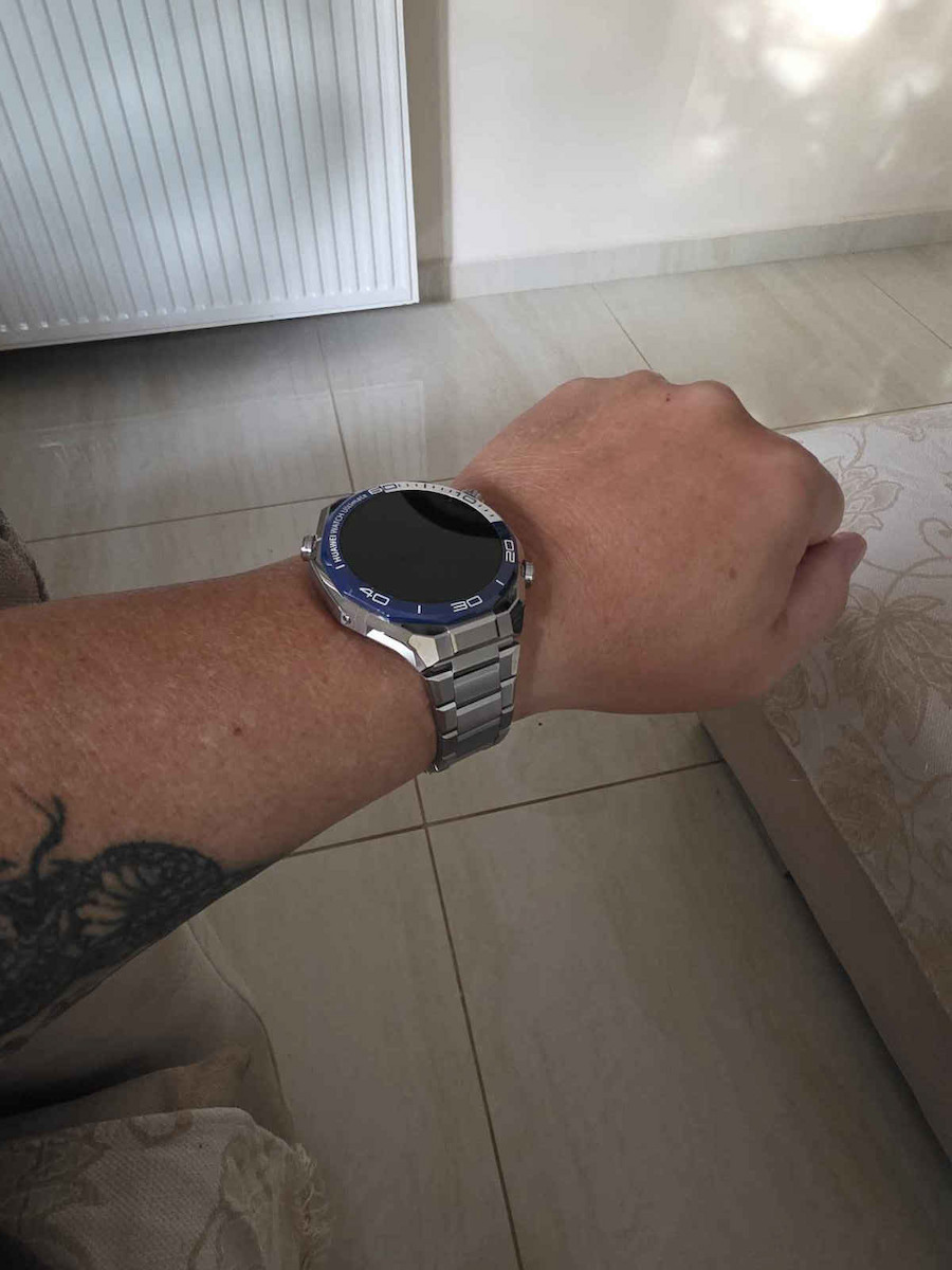 Huawei Watch Ultimate 2 Stainless Steel 48mm Αδιάβροχο με SIM και Παλμογράφο (Μαύρο)