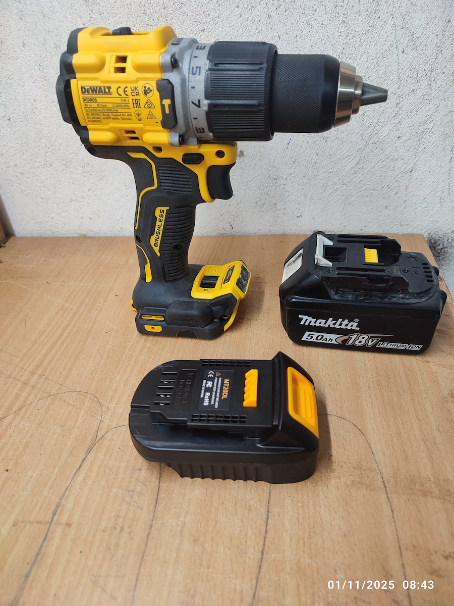 Dewalt Percussive Drill Driver Battery Solo Brushless 18V
