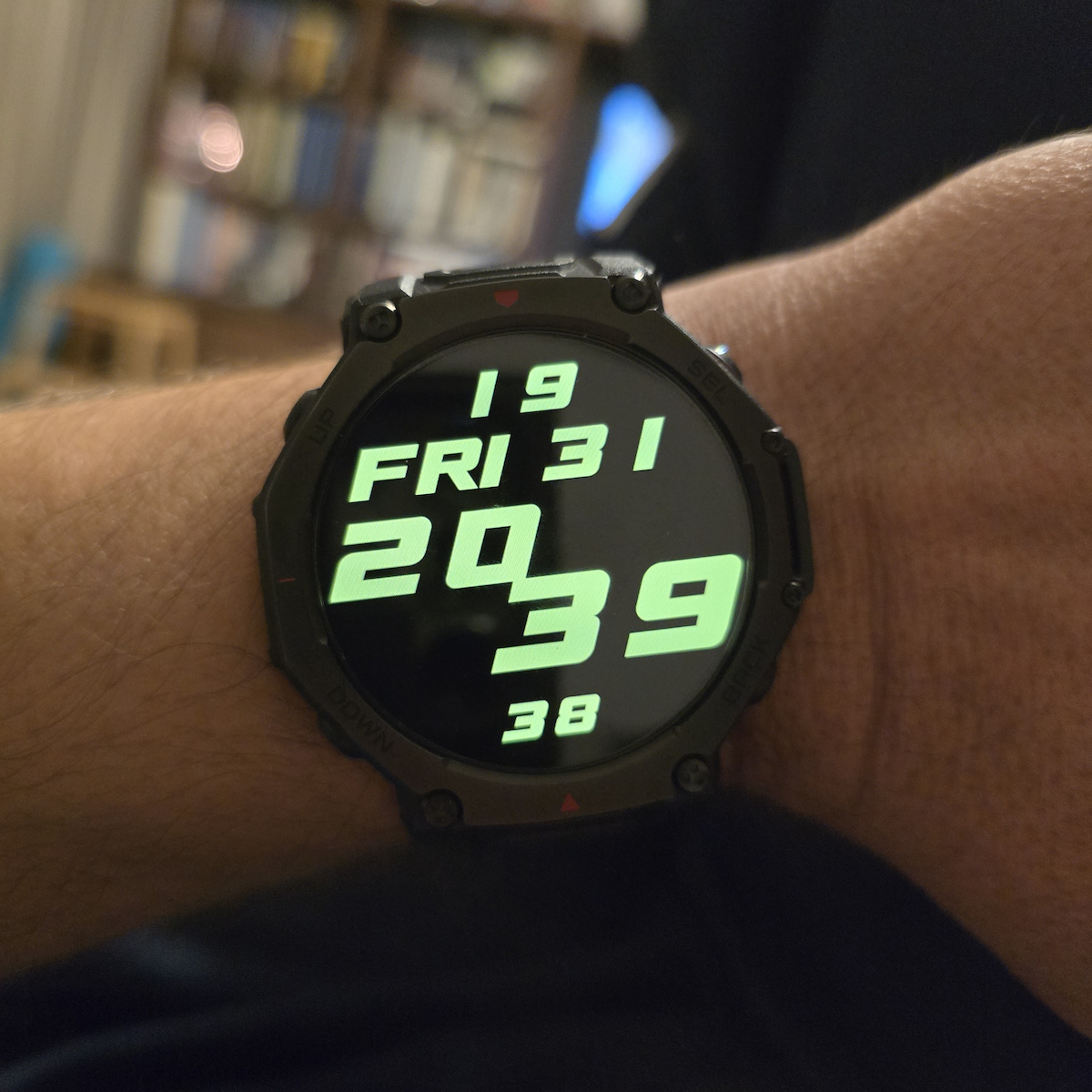 Amazfit T-Rex 3 Pro Titan 48mm Wasserdicht Smartwatch (Tactical Black)
