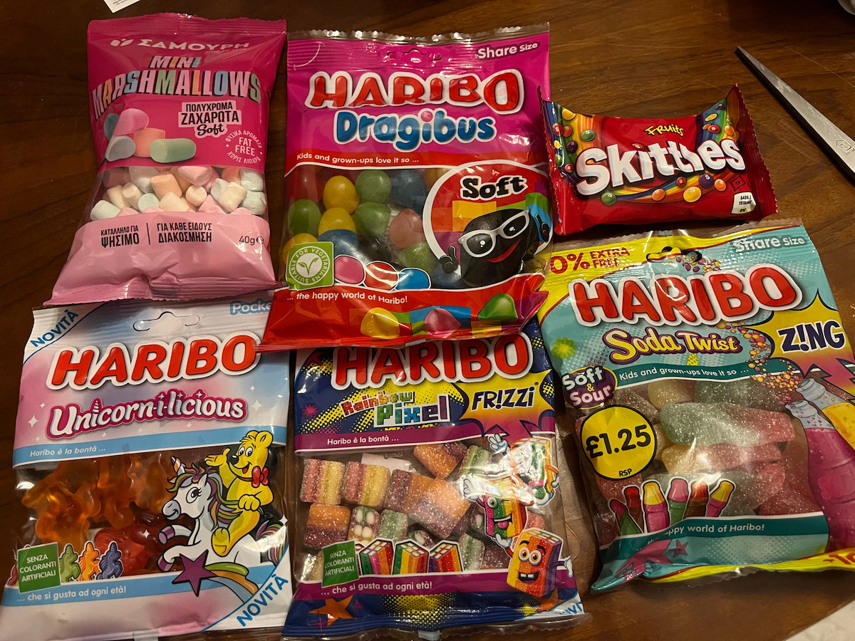 Haribo Sour Rainbow Pixels 80g