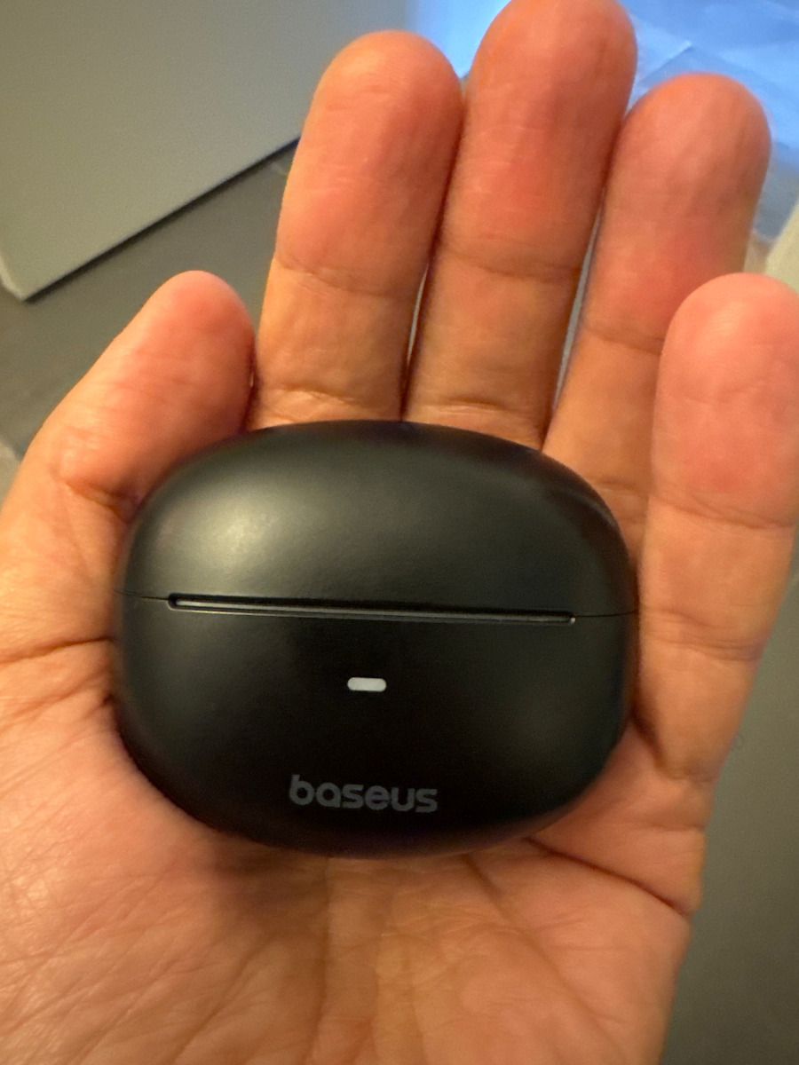 Baseus Bowie MC1 Open Ear Bluetooth Handsfree Ακουστικά με Αντοχή στον Ιδρώτα και Θήκη Φόρτισης Λευκά