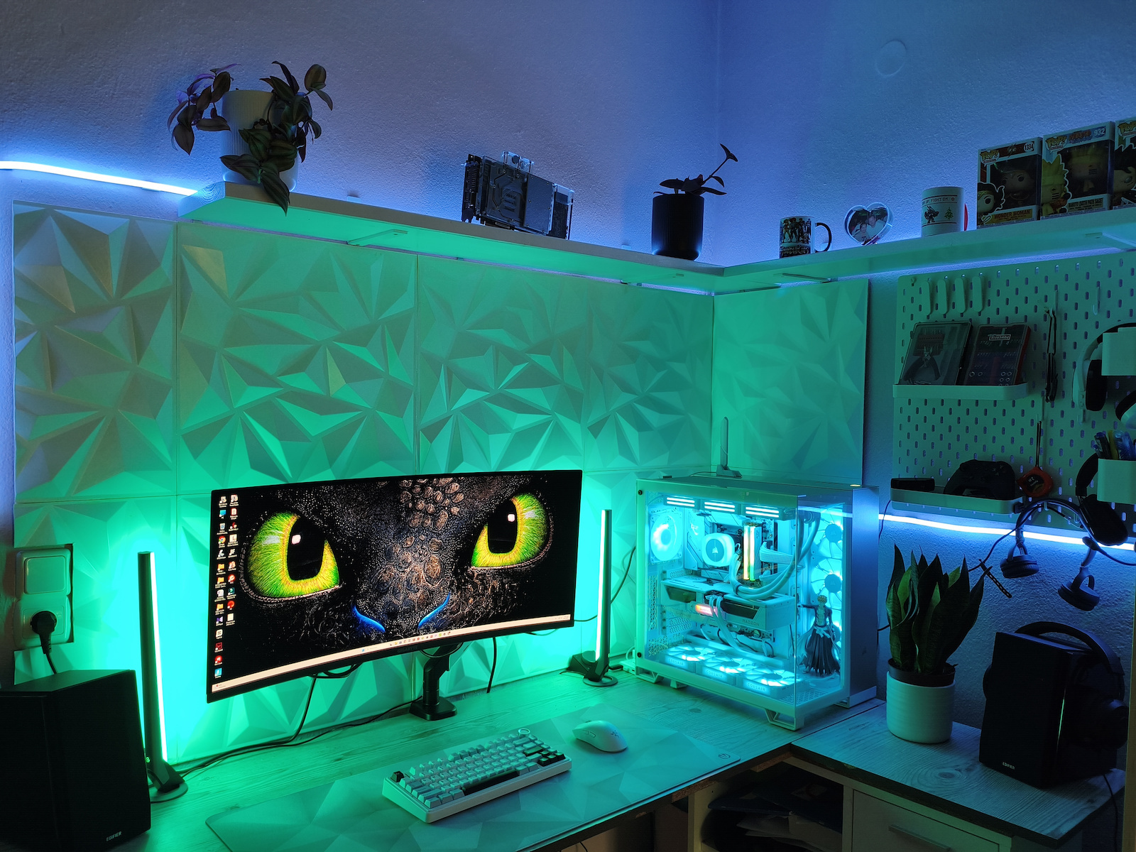 Gigabyte MO34WQC Ultrawide QD-OLED HDR Gebogen Monitor 34" QHD 3440x1440 175Hz mit Reaktionszeit 0.03ms GTG