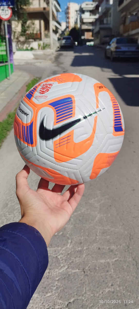 Nike England Accredited Academy Soccer Ball Orange