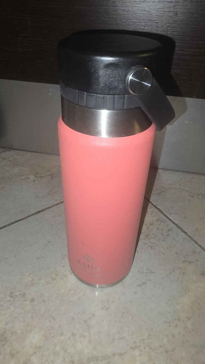 Estia Travel Chug Save the Aegean Μπουκάλι Θερμός Ανοξείδωτο BPA Free 500ml Fusion Coral