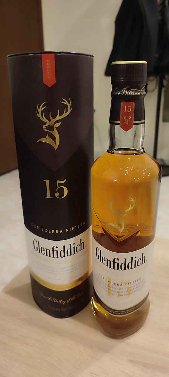 Solera Single Malt Whisky Scoțian de 15 Ani 40% 700ml