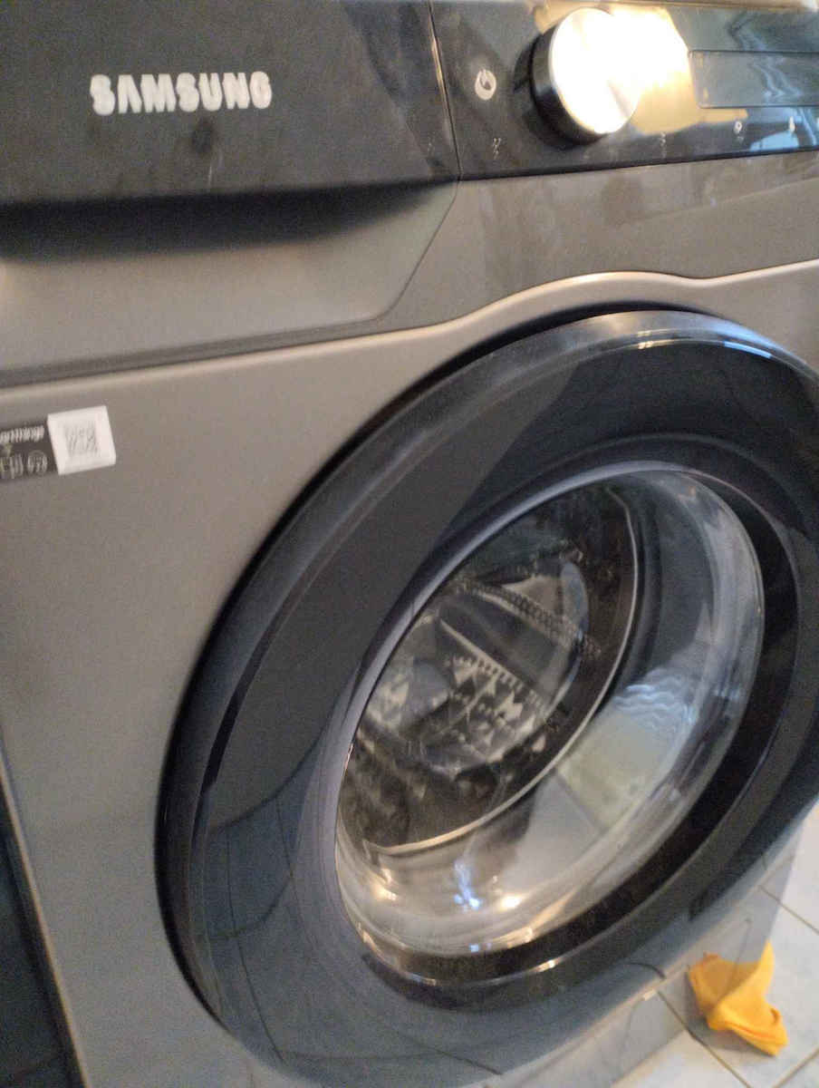 Samsung Washing Machine 8kg with Steam Technology 1400 Rounds Ecobubble Silver WW80T534DAXA