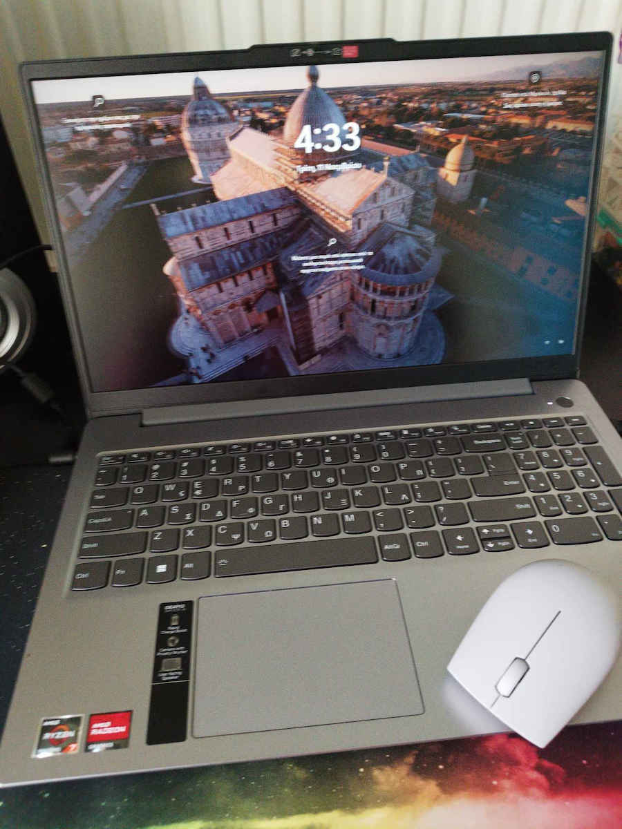 Lenovo IdeaPad Slim 3 15ABR8 15.6" IPS FHD (Ryzen 7-7730U/16GB/1TB SSD/W11 Home) Arctic Grey (US Keyboard)
