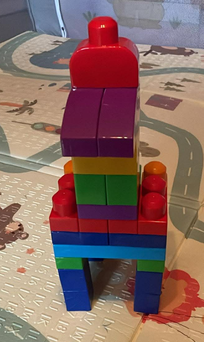 Mega Bloks Τουβλάκια Big Building Bag για 1-5 Ετών 60τμχ