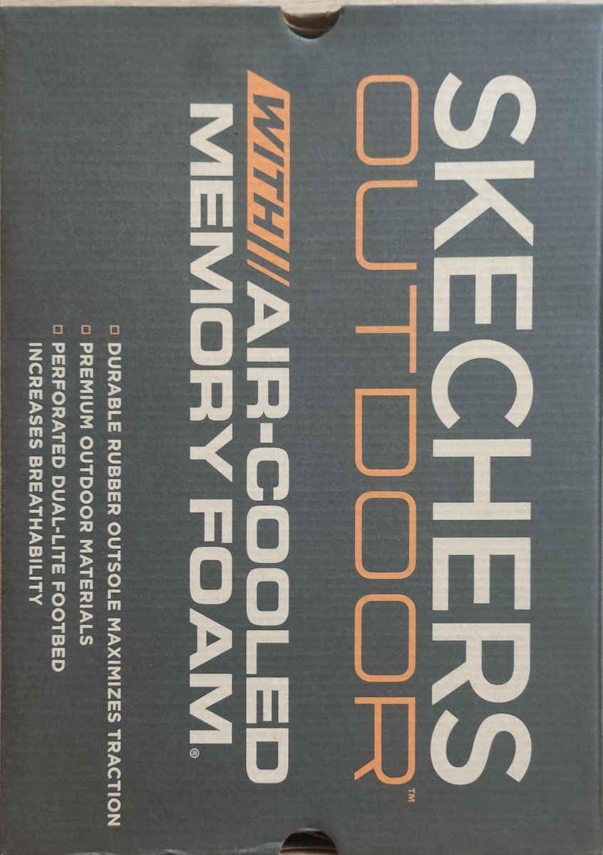 Skechers Ανδρικά Ορειβατικά Παπούτσια Μαύρα