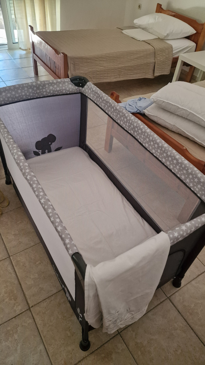 Moni Safari Playpen Graphite 125x65cm