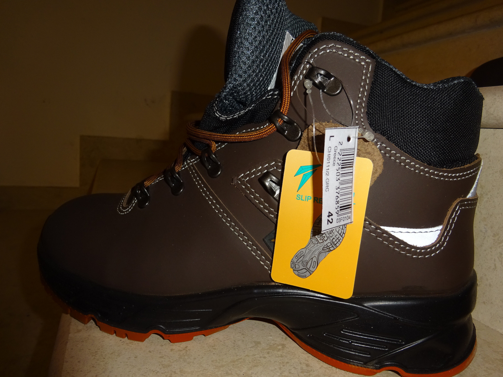 Talan Styler Waterproof Boots Work Brown O2 with Certification SRA