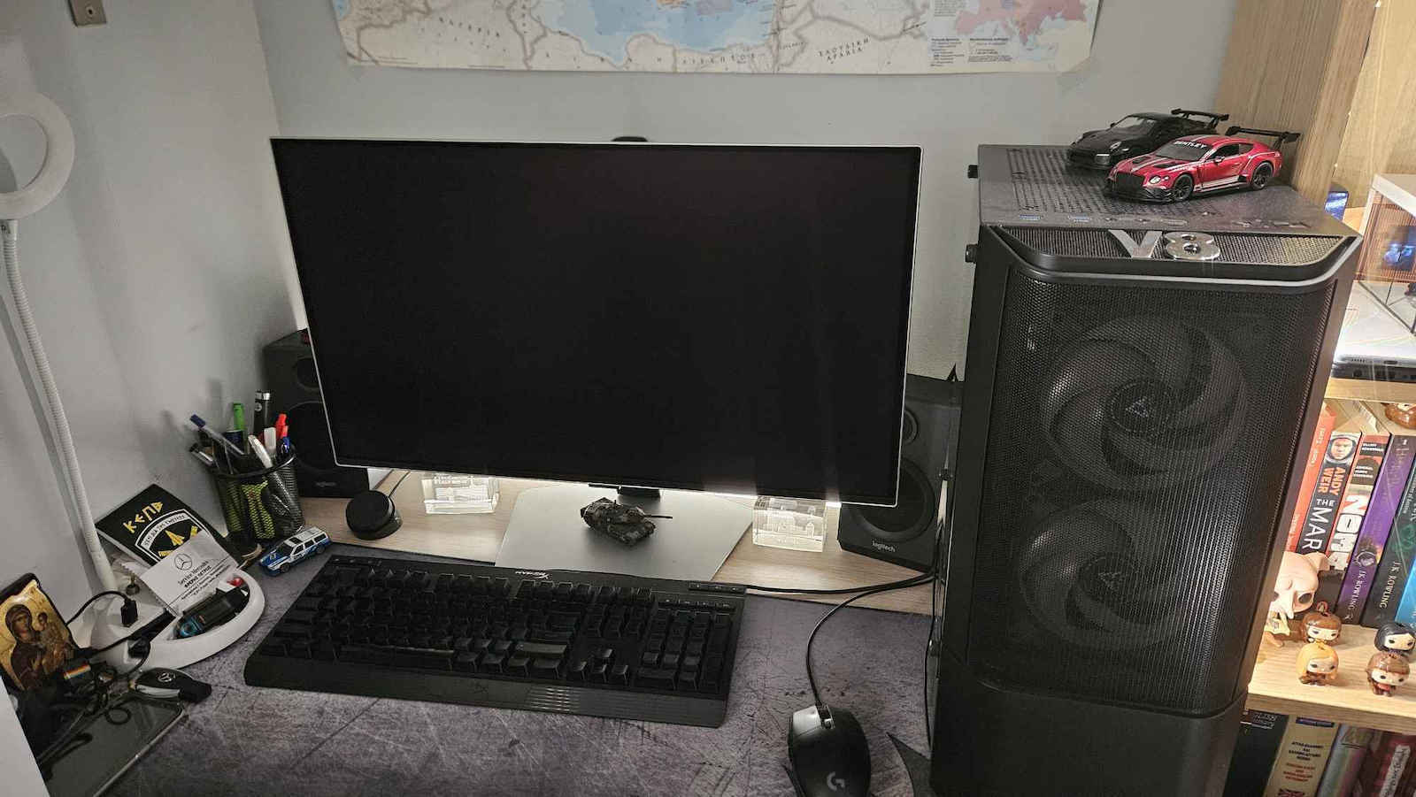 Samsung Odyssey G6 G61SD OLED HDR Monitor 27" QHD 2560x1440 240Hz με Χρόνο Απόκρισης 0.03ms GTG