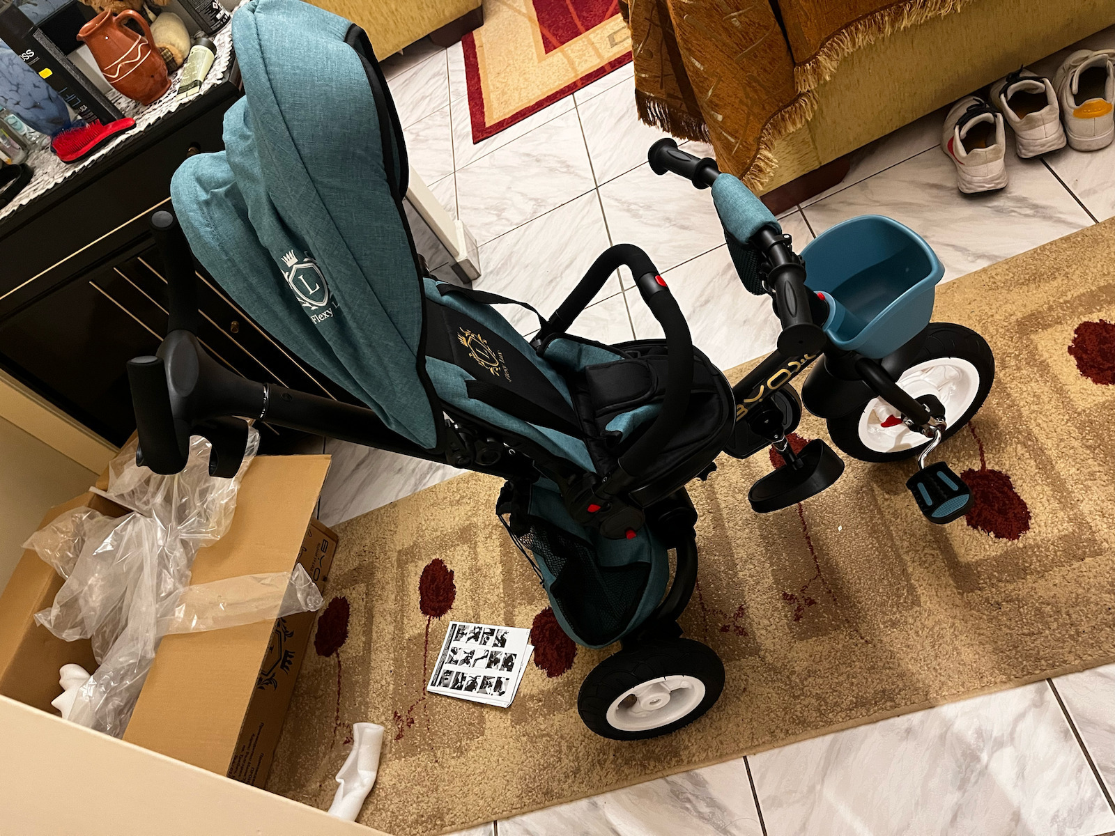 Byox Flexy Lux Foldable & Convertible for 18 Months Beige