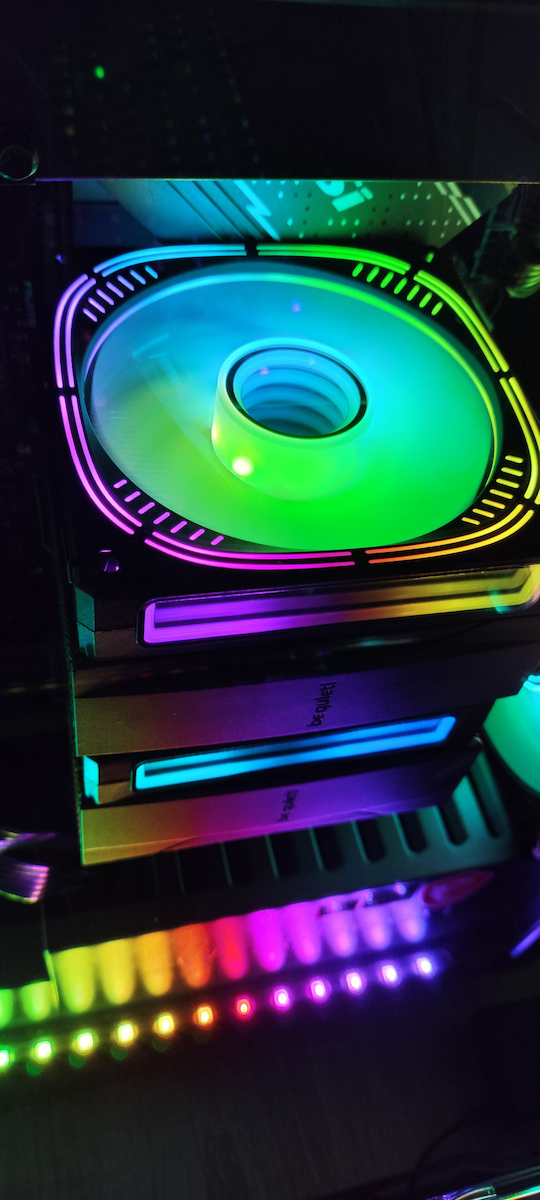 Kolink Umbra Void Pro Ventilator Pentru Carcasă 120mm (1800rpm) cu Iluminare ARGB și Conexiune 4-Pin PWM
