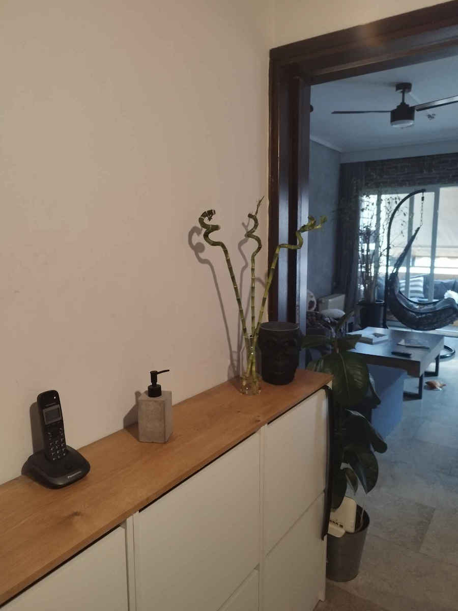 Villa Collection Κασπώ Τσιμεντένιο Μαύρο 19x19x19εκ. Γορίλας